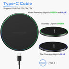 Disc wireless charging pad, up to 30W, image 2 of 6