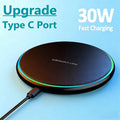 Disc wireless charging pad, up to 30W, image 1 of 6