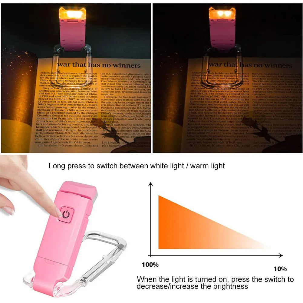 Flex rechargeable clip-on reading light, image 1 of 6