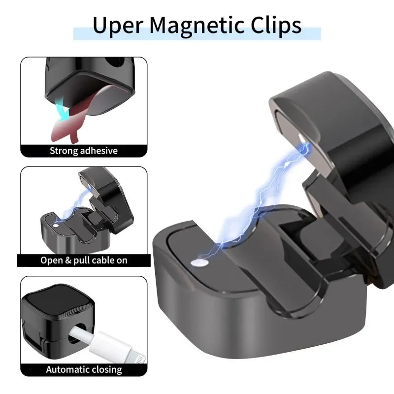 Snap magnetic cable clips, image 4 of 6