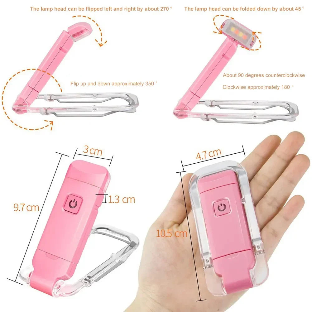 Flex rechargeable clip-on reading light, image 3 of 6