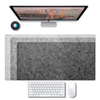 Calm wool felt desk mat, 60 × 30 cm, image 2 of 6