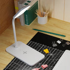 Arc LED desk lamp with wireless charger, image 5 of 6