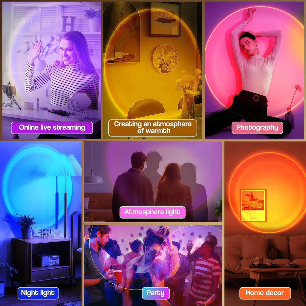 Sunset Projection Lamp with remote, image 5 of 6