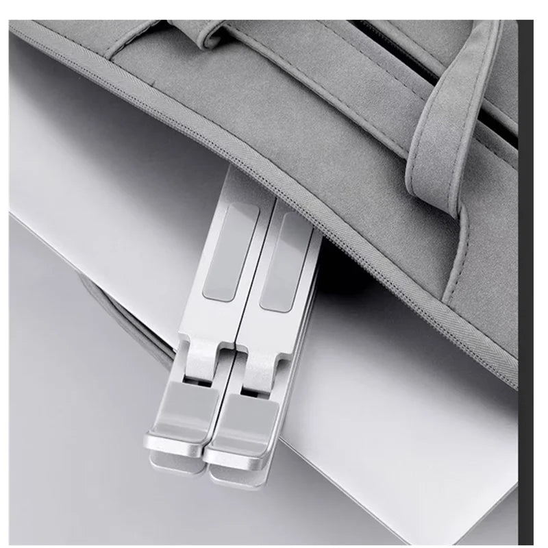 Lift adjustable aluminium laptop stand, image 5 of 6