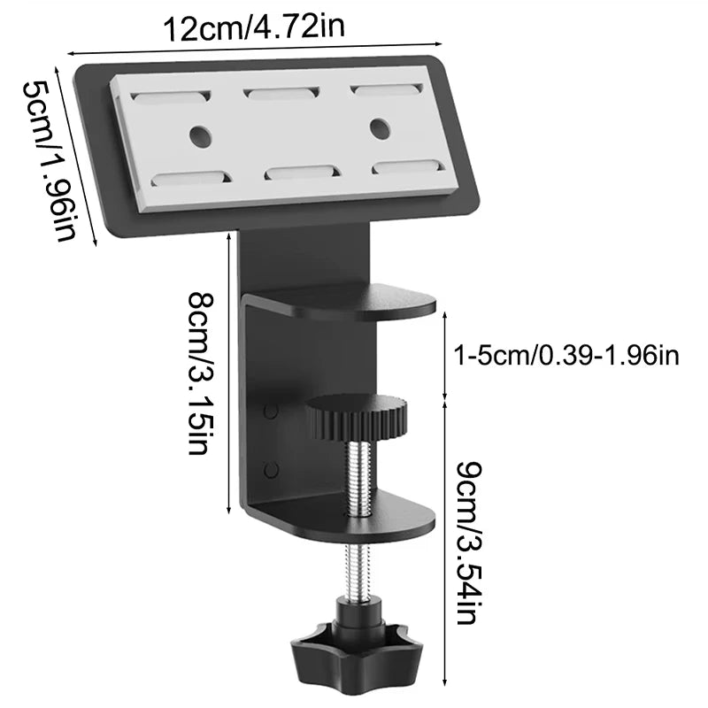Hideaway under-desk power strip tray, image 6 of 6