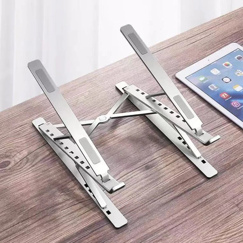 Lift adjustable aluminium laptop stand, image 1 of 6