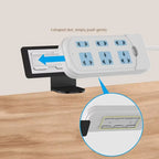 Hideaway under-desk power strip tray, image 3 of 6