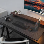 Calm wool felt desk mat, 60 × 30 cm, image 1 of 6