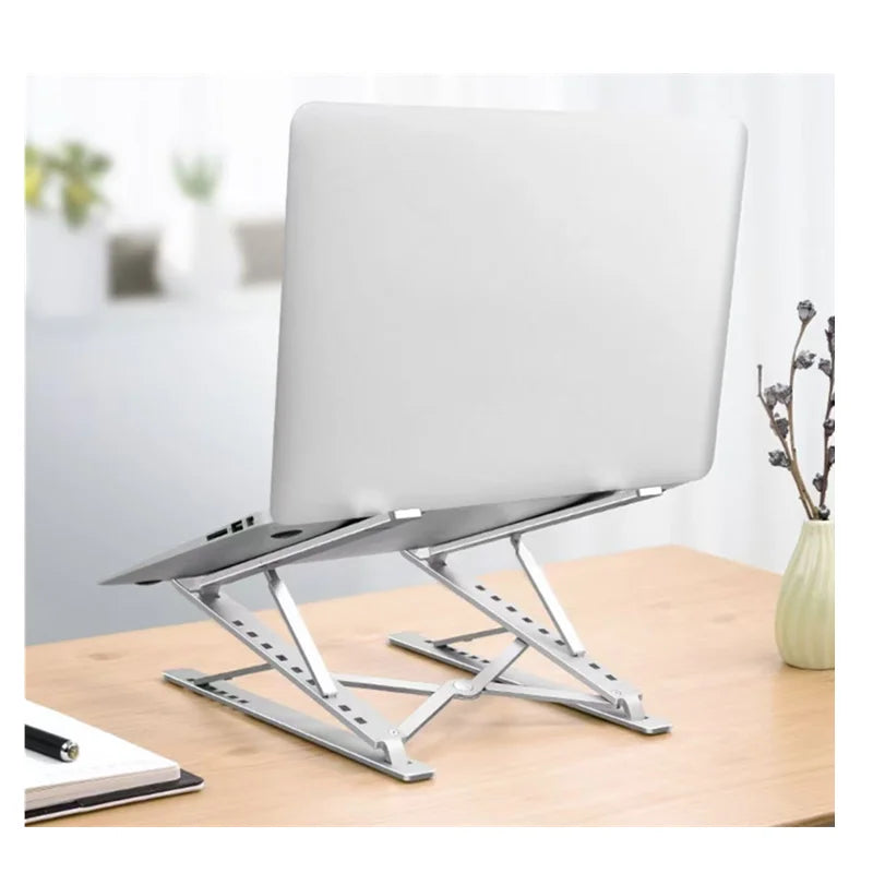 Lift adjustable aluminium laptop stand, image 4 of 6